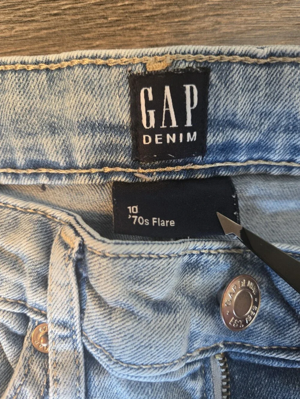 GAP 70s Flare High Rise Jeans - Girls